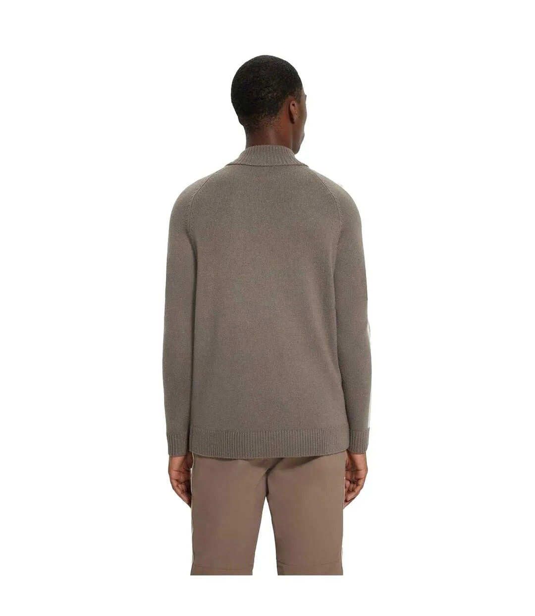 Mens Regular Raglan Jumper Beige Boss-3