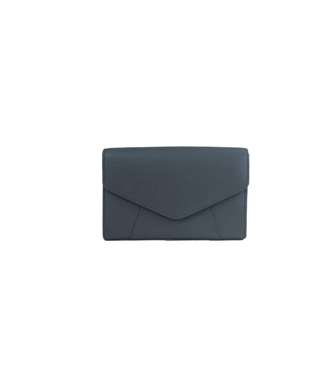 Camille Envelope Leather Purse One Size Navy Eastern Counties Leather-1