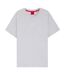 Mens Relaxed Fit T-shirt Light Grey Hugo Boss-2