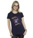 Disney T-shirt en coton Lilo & Stitch Joyeux arc-en-ciel Femme/Femme (Bleu marine) - UTBI26086-2