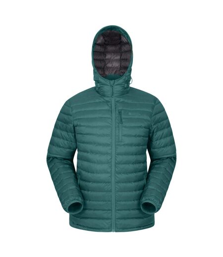 Mens henry ii extreme down filled padded jacket bright green Mountain Warehouse