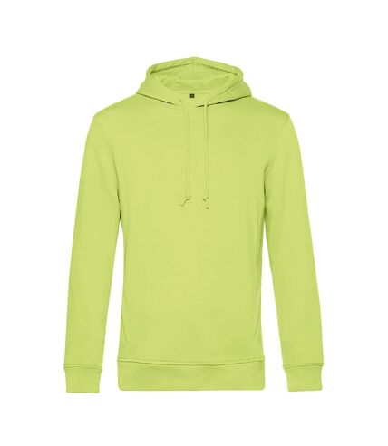 B&C Mens Organic Hooded Sweater (Lime)