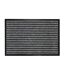 Tapis d'Entrée Anti-Poussière Toscan 40x60cm Noir & Gris-1