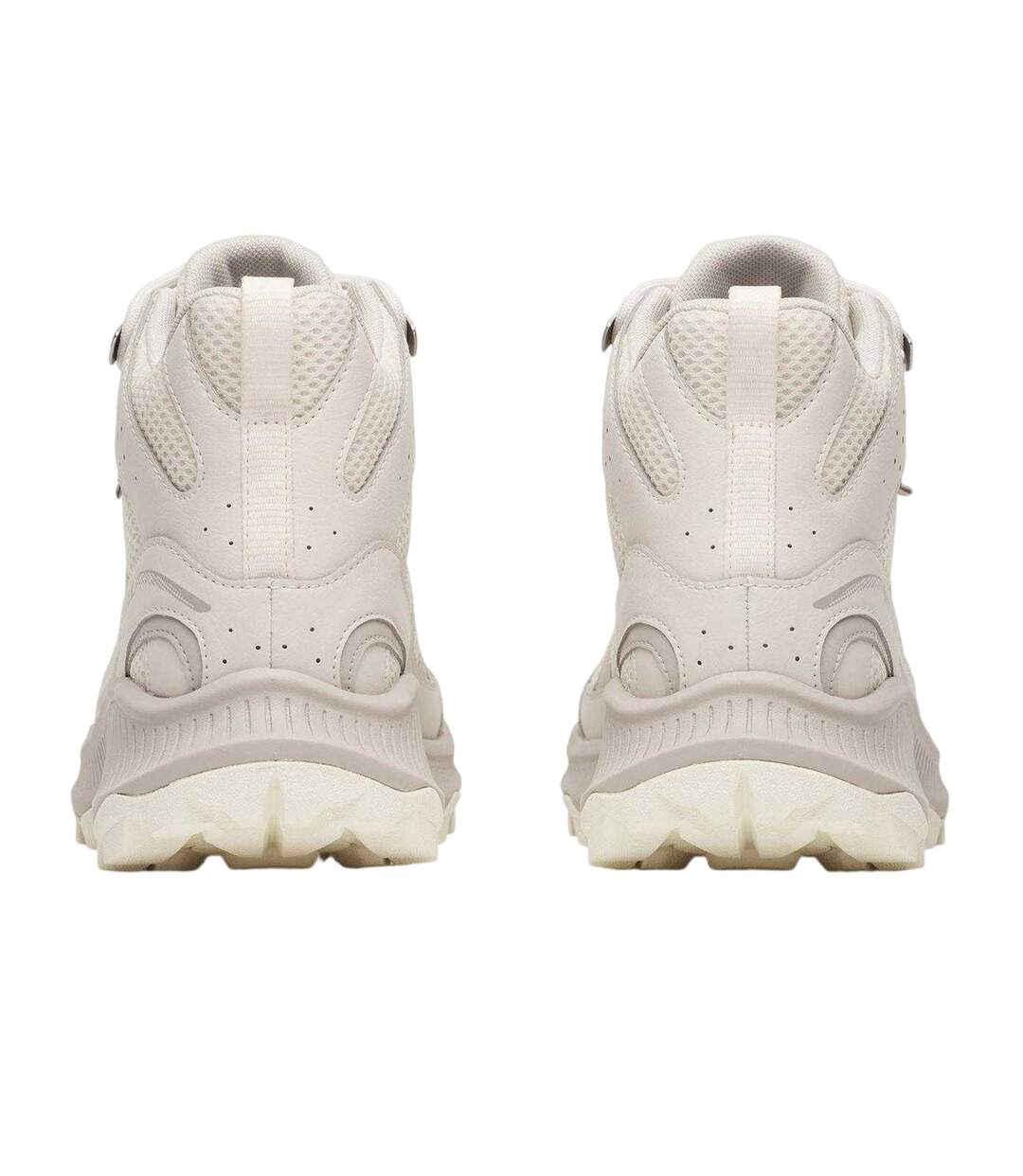 Womens/ladies Leather Waterproof Hiking Boots Eggshell Merrell-2
