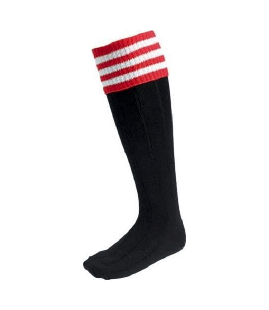 Chaussettes homme noir / rouge / blanc Euro