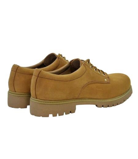 Mens Suede Oxford Shoes Honey Nicholas Deakins