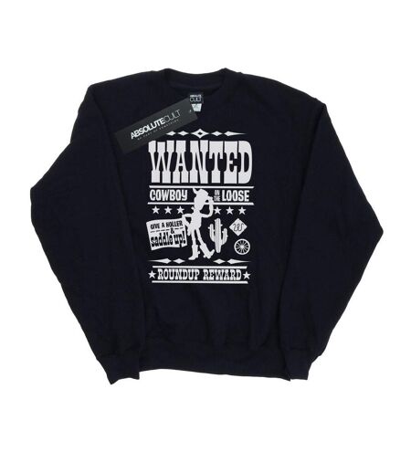Disney Sweatshirt Womens/Ladies Toy Story Wanted Poster (Noir) - UTBI12063