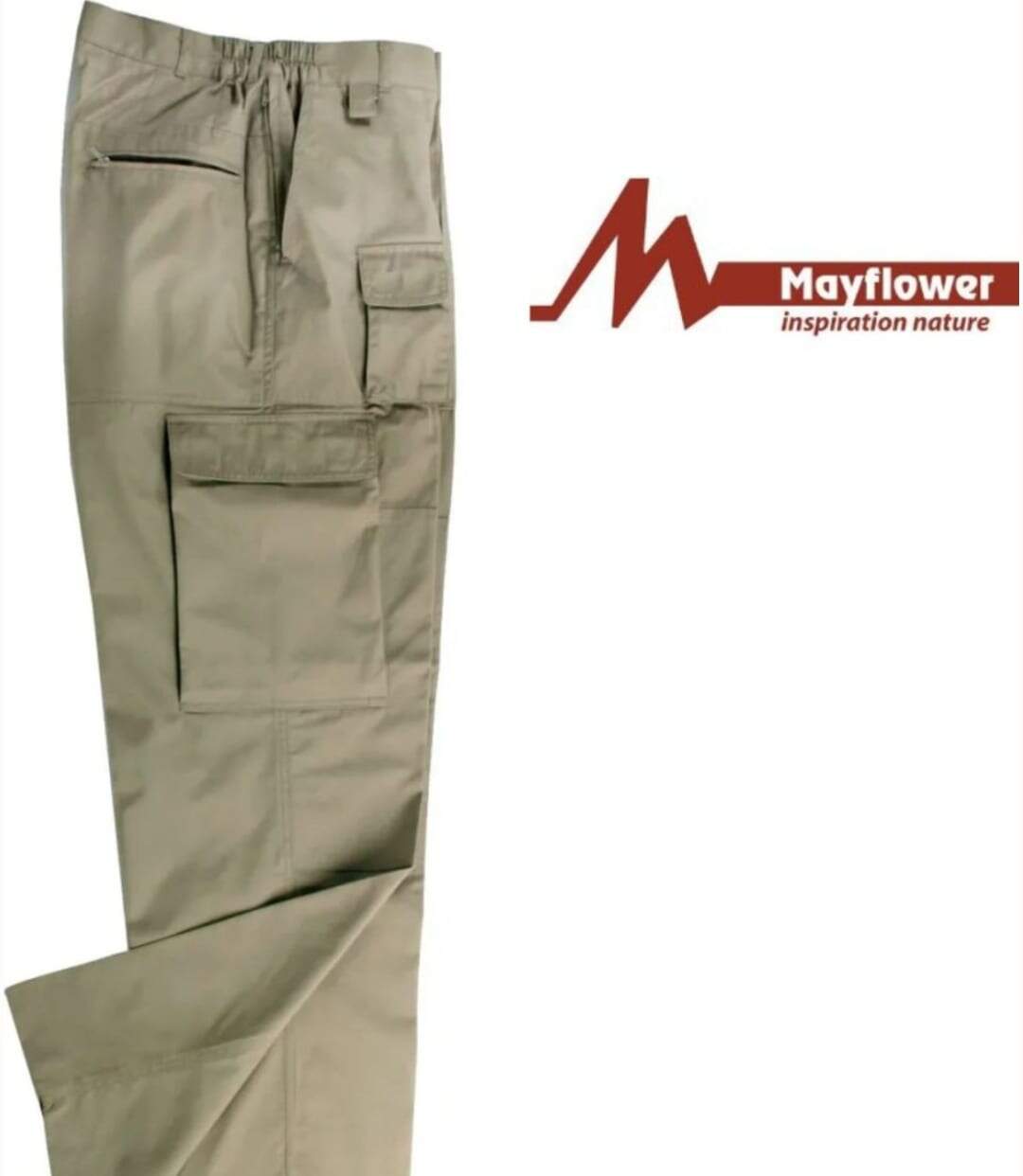 MAYFLOWER SE7013 — Pantalon de randonnée camel : liberté de mouvement et confort tout-terrain-4
