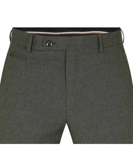Mens H-genius Straight Leg Trousers Dark Green Boss