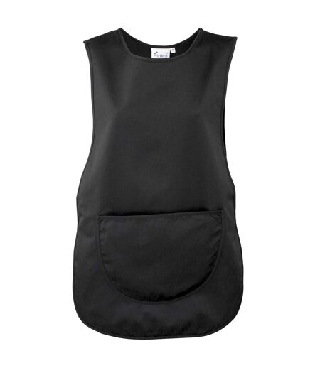 Premier Ladies/Womens Pocket Tabard / Workwear (Black) (UTRW1078)