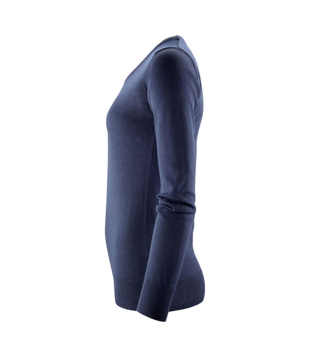 Womens/ladies Ashland U Sweatshirt Navy Harvest-3