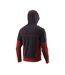 Mens Rush Logo Full Zip Hoodie Black Red Wilson-2