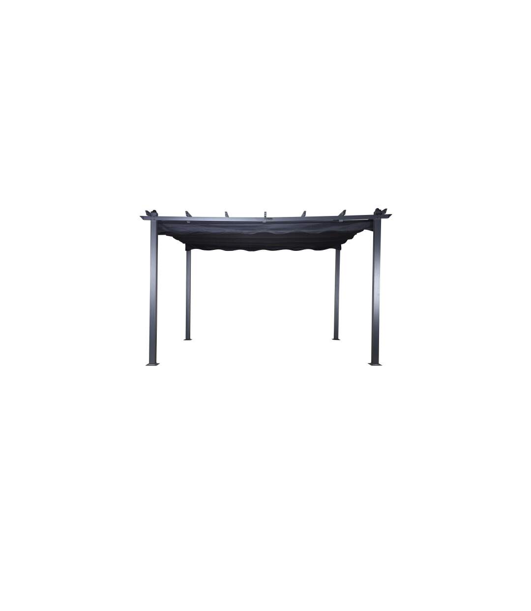 Pergola Avec Toit Lazio 395cm Noir-4