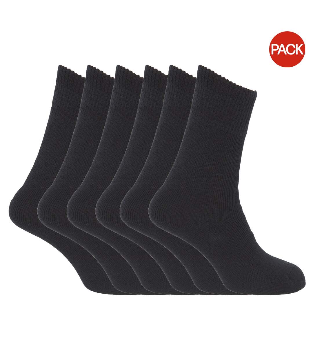 Chaussettes thermiques femme noir Floso-1