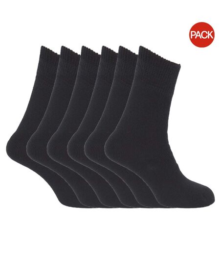 Chaussettes thermiques femme noir Floso