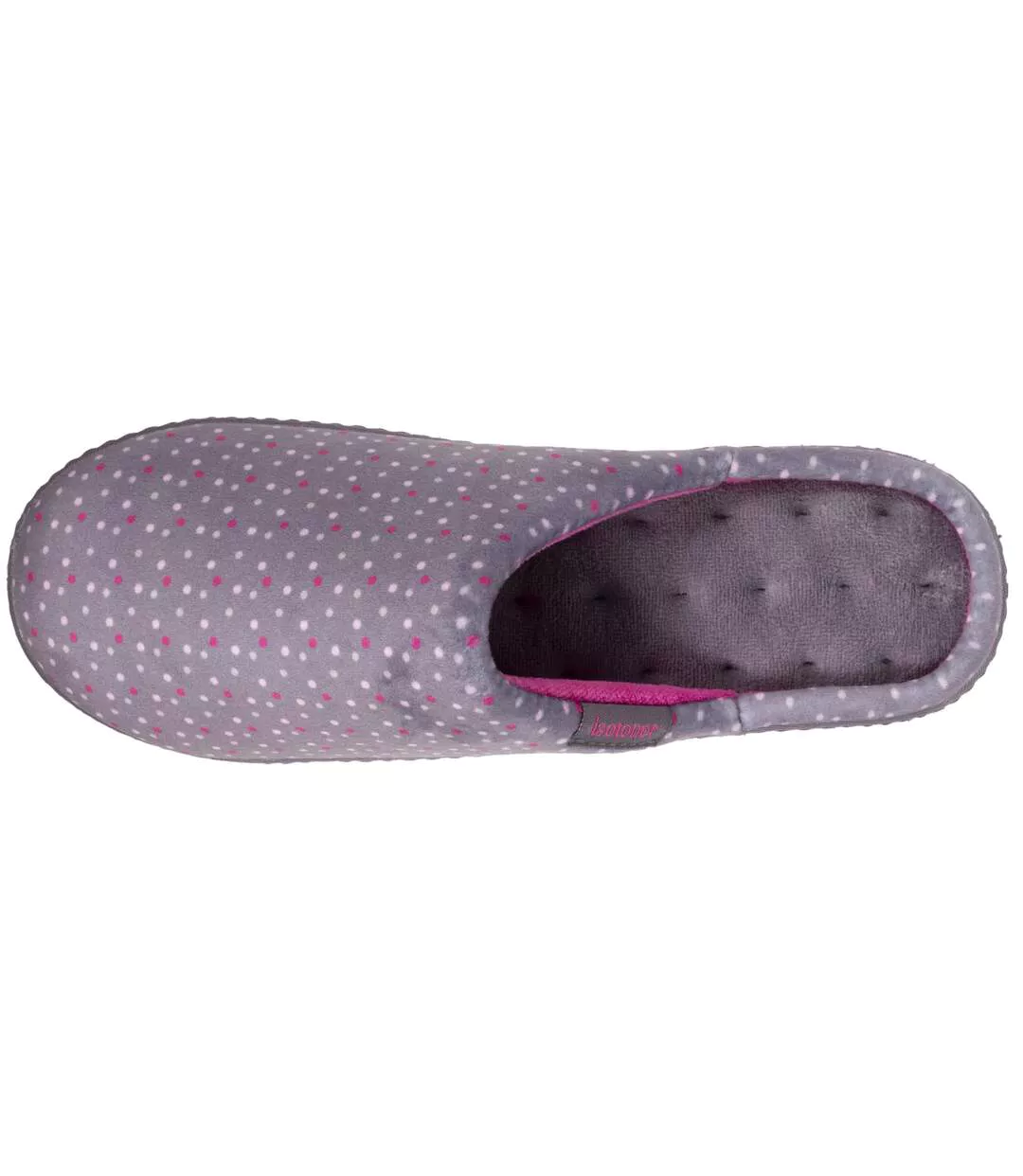 Isotoner Chaussons Mules femme ultra confortables, semelle à mémoire de forme et soutient de la voûte plantaire-2