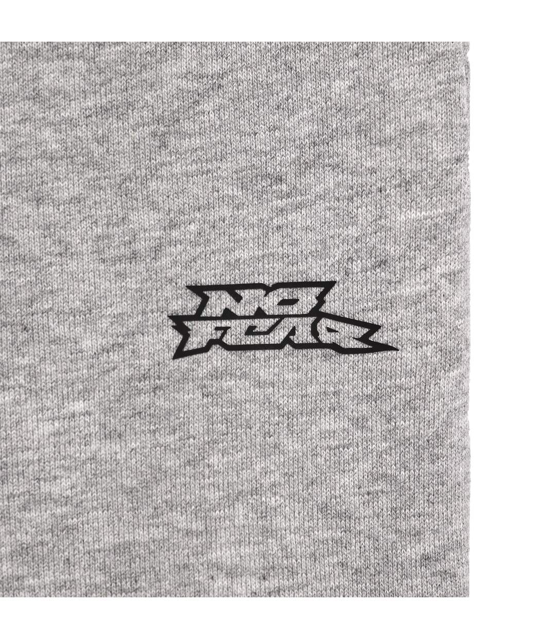 Mens Fleece Shorts Grey No Fear-3