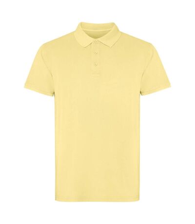 Polo Manches Courtes Cobain Adulte Jaune Roly