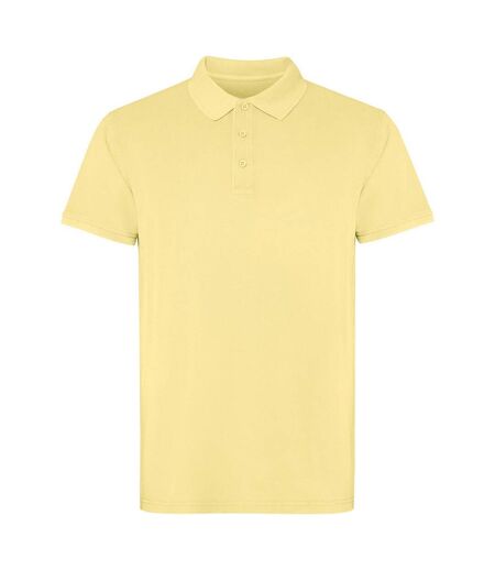 Polo Manches Courtes Cobain Adulte Jaune Roly
