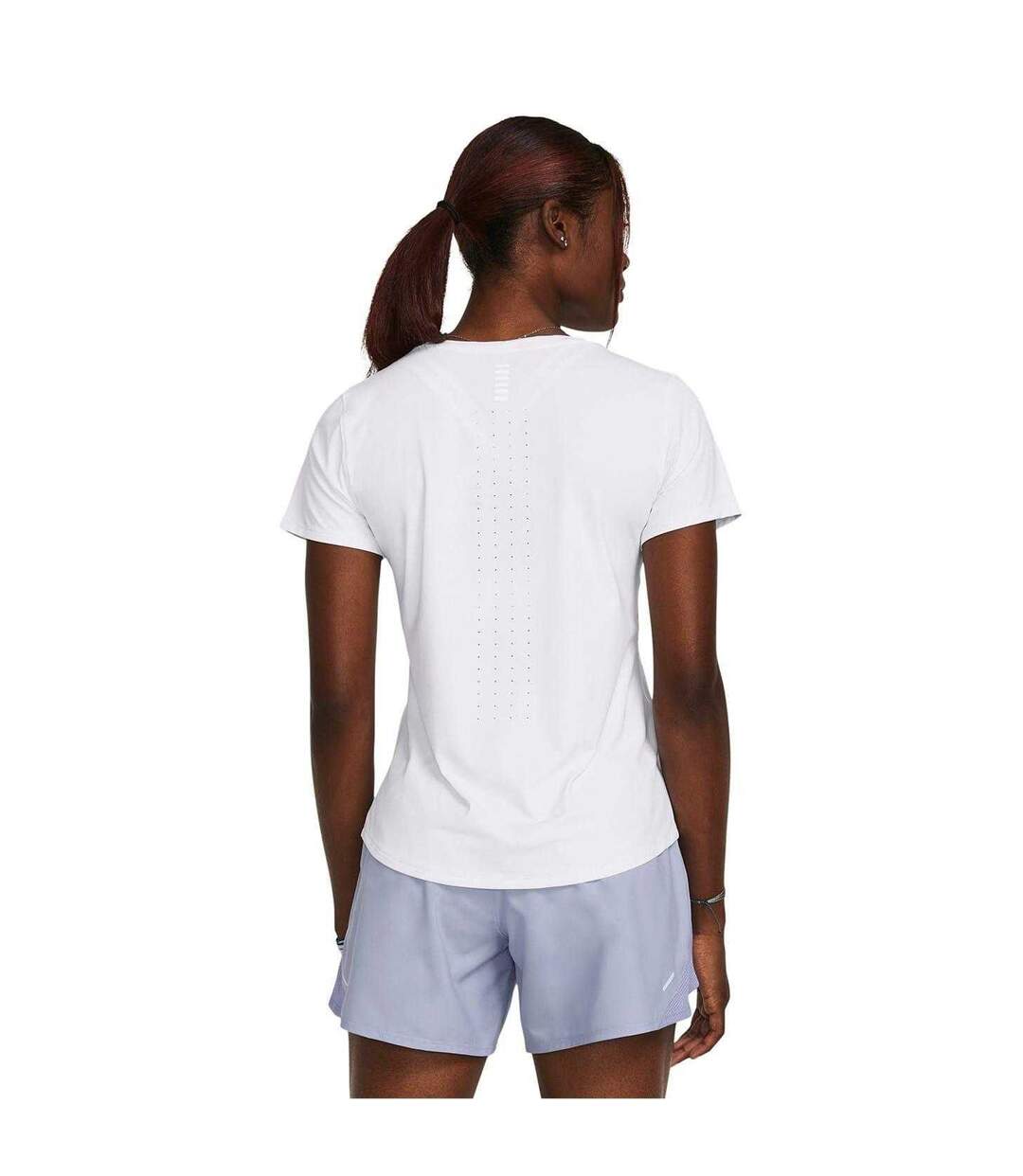 T-shirt Launch Femme Blanc Réfléchissant Under Armour-3