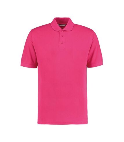 Mens klassic superwash 60°c classic polo shirt raspberry Kustom Kit