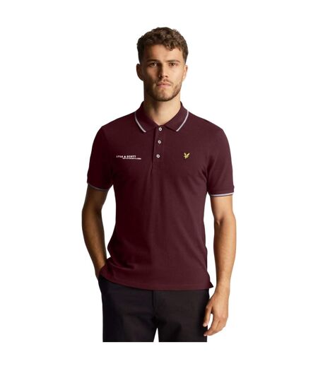 Polo Style Coordonnées Homme Bordeaux Lyle & Scott