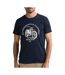 T-Shirt marine homme petrol industries classic print-1