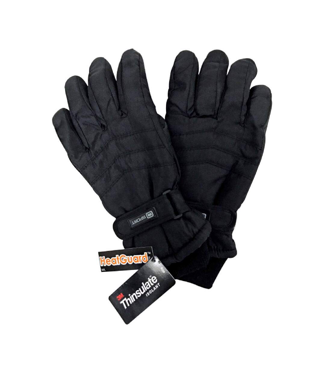 Mens 3M Thinsulate 40 gram Thermal Insulated Waterproof Ski Gloves-2