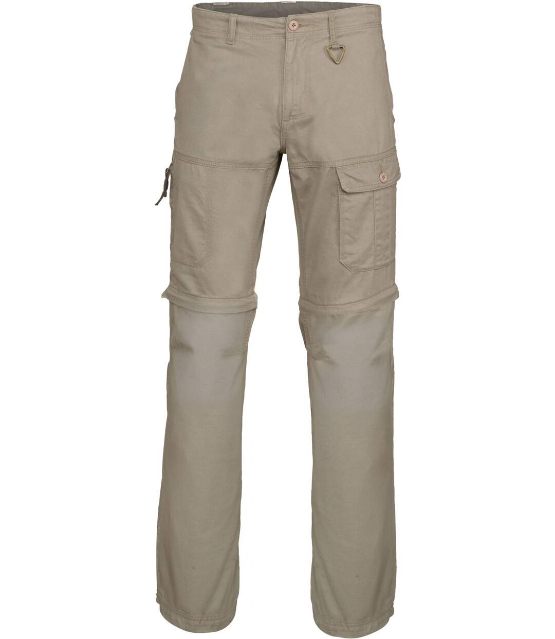 pantalon homme multipoches transformable bermuda K785 - beige