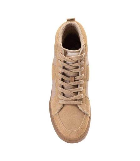 Baskets Bomer Mid Homme Beige Jaune Iguana