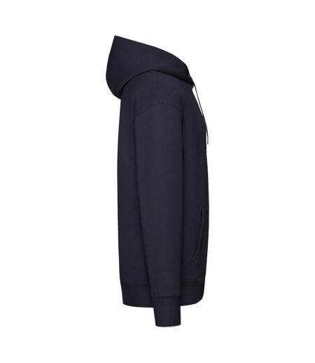 Sweat À Capuche Premium Homme Bleu Marine Sombre Fruit Of The Loom