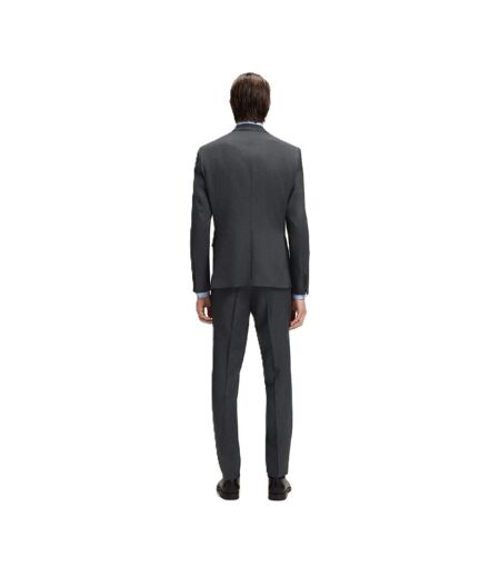 Mens Reymond Flap Pocket Suit Jacket Dark Grey Boss