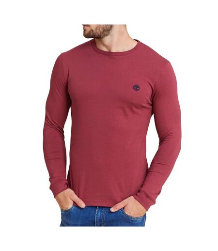 T-Shirt manches longues bordeaux homme timberland sleeve - 3xl