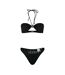 Ensemble Haut De Maillot De Bain Motif/style Logo Flèche Femme Noir Off White-1