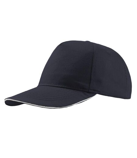 Casquette Sandwich Start 5 Mixte Bleu Marine Blanc Atlantis