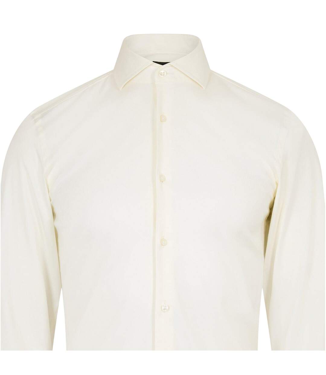 Chemise Habillée Manches Longues H-hank Homme Blanc Cassé Boss-3