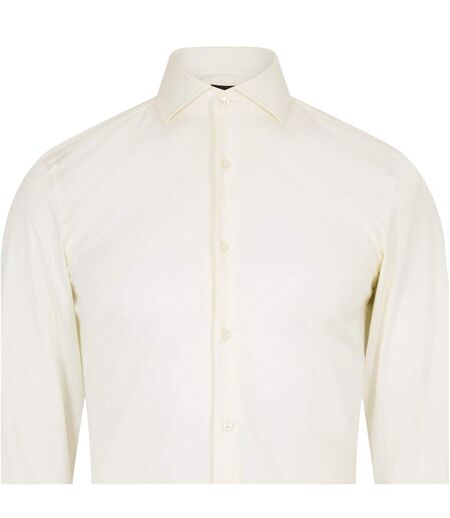 Chemise Habillée Manches Longues H-hank Homme Blanc Cassé Boss