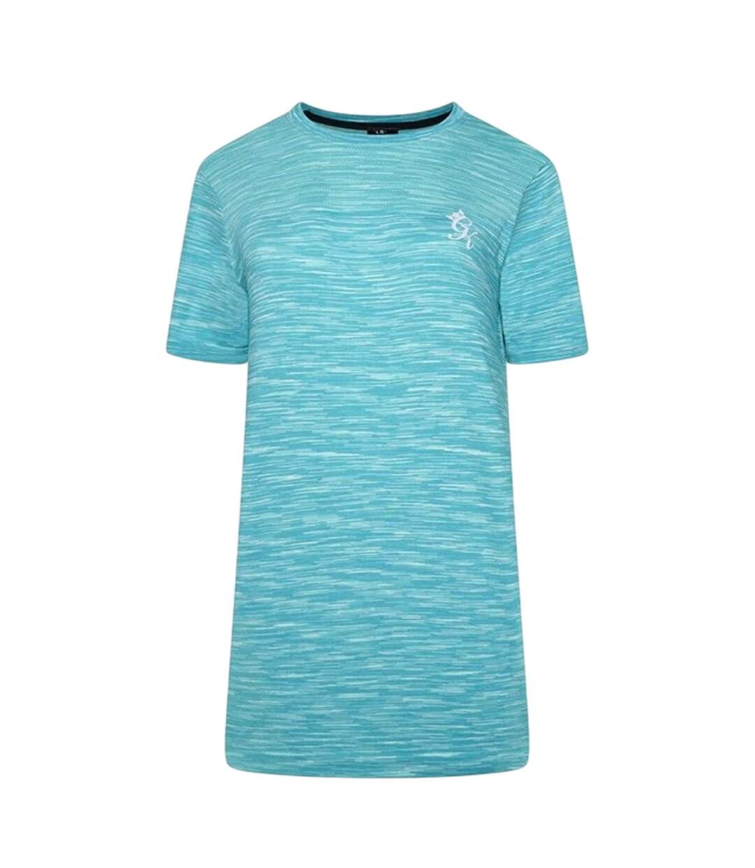 T-shirt Homme Bleu Océan Gym King-1