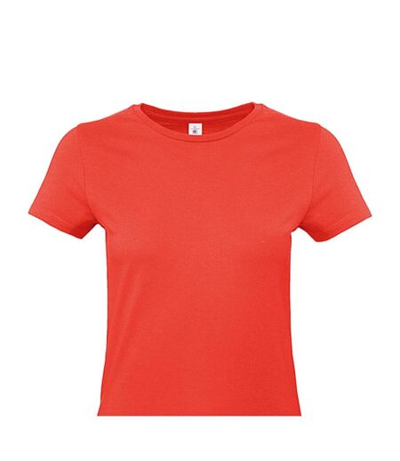 T-shirt #e190 Femme Rouge Orangé Vif B&C
