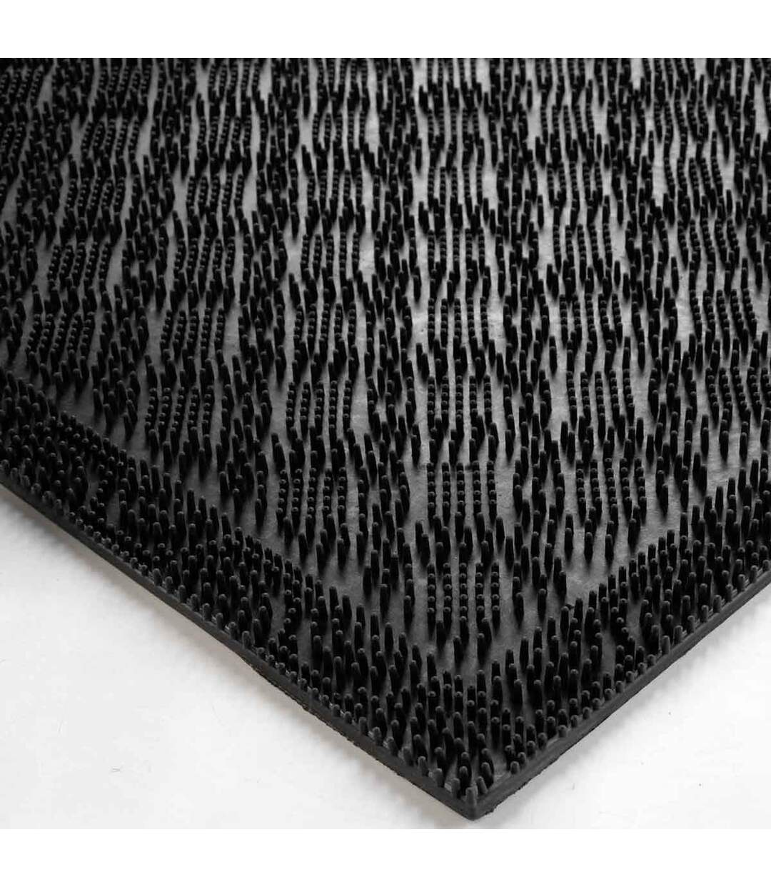 Tapis d'Entrée Grattoir Picoto 44x74cm Noir-2
