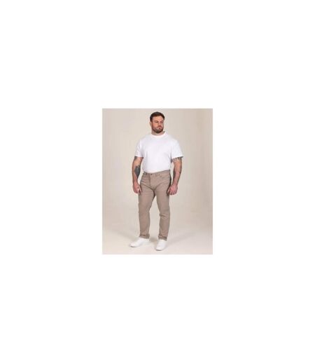 D555 Chino Extensible Et Effilé Motif/style Uni Kelvin Homme Beige Gris Duke