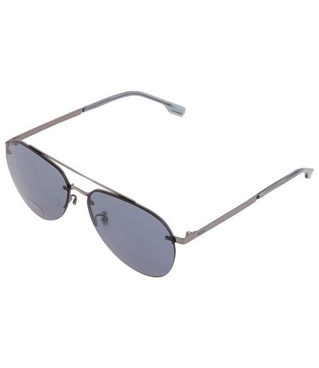 Lunettes De Soleil 1537/f/sk 06lb Ir Homme Taille Unique Ruthénium Foncé Gris Hugo Boss