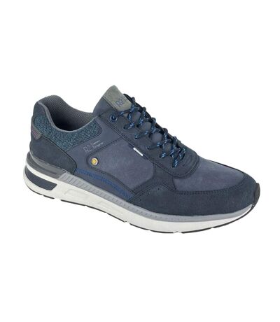 R21 Mens Two Tone Sneakers (Navy Blue) - UTDF2172