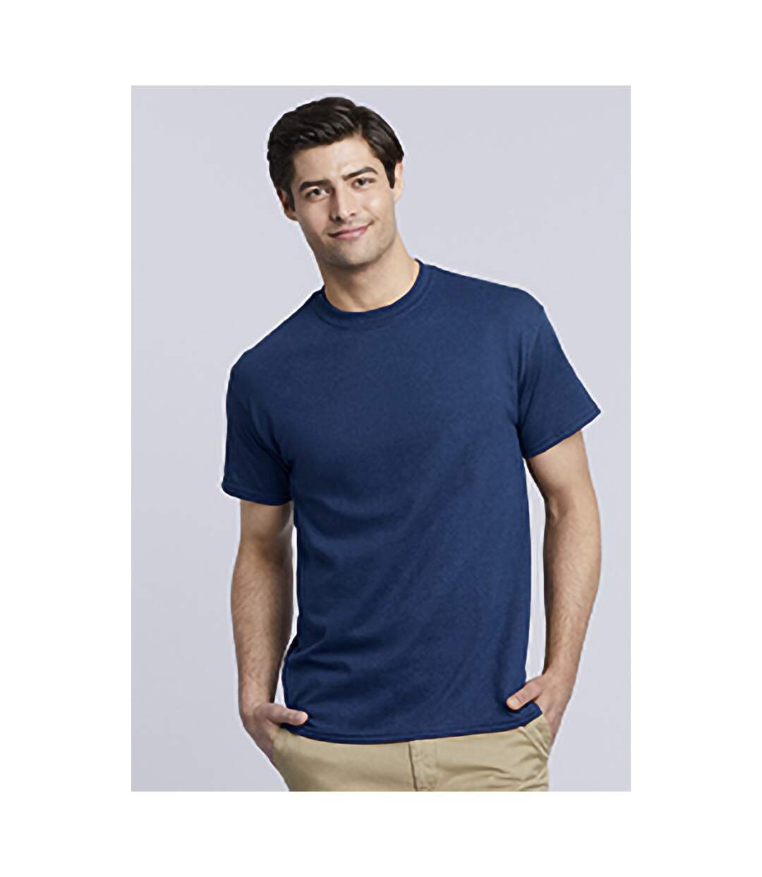 Dryblend t-shirt de sport homme bleu marine Gildan-2