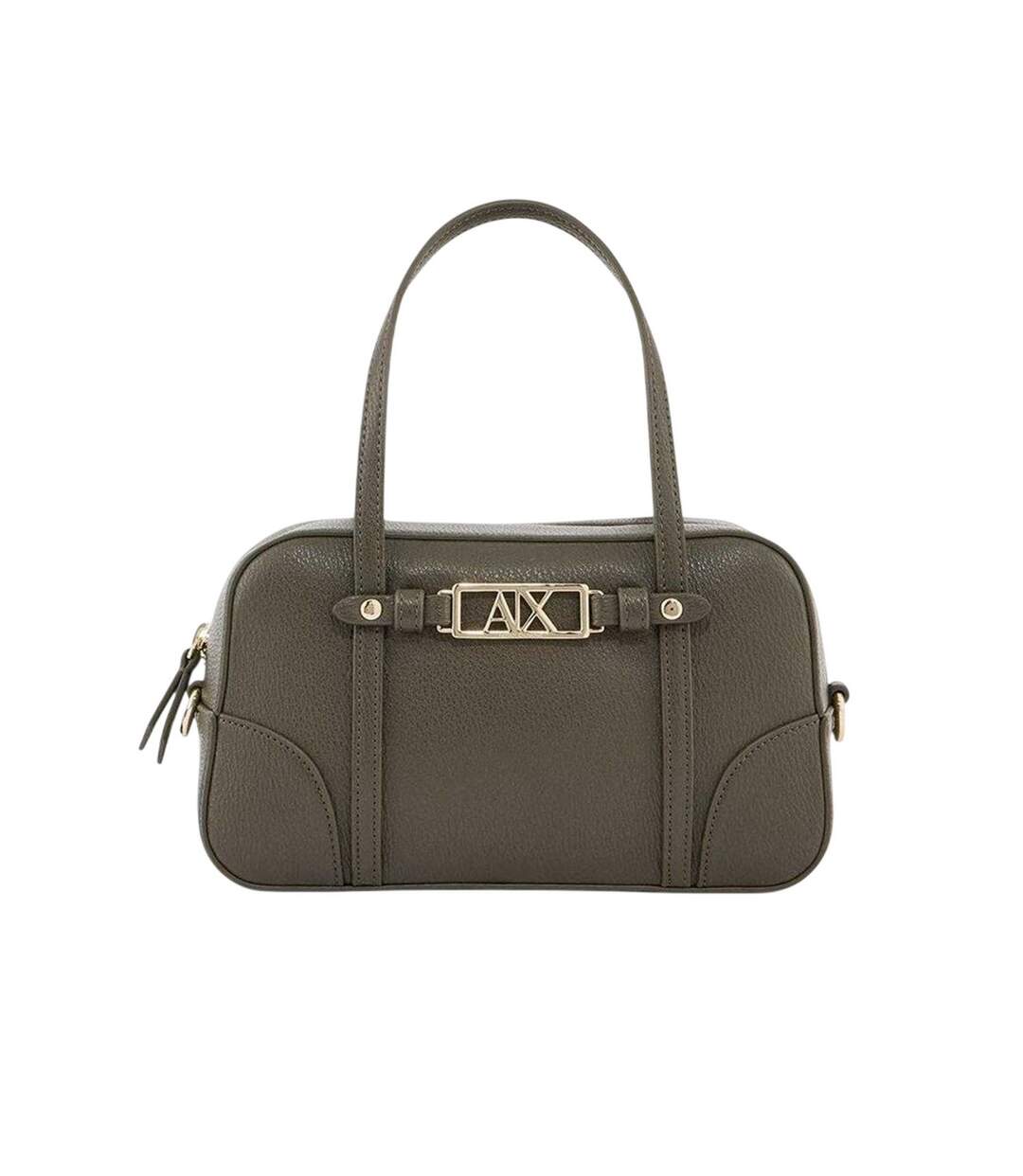 Sac À Bandoulière Motif/style Logo Métallique Femme Taille Unique Kaki Foncé Armani Exchange-1