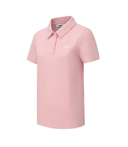 Polo Motif/style Logo Femme Rose Clair Slazenger