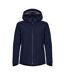 Womens/ladies classic soft shell jacket dark navy Clique-1
