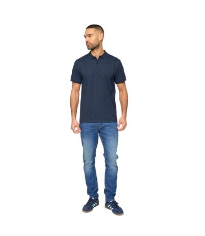 Mens Domray Polo Shirt Navy Bewley & Ritch
