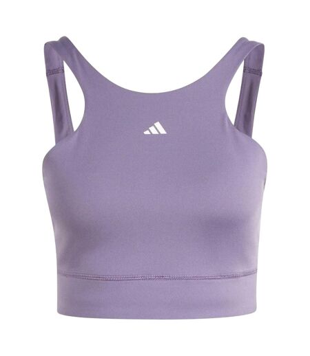 Brassière De Sport Femme Violet Adidas