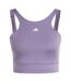 Brassière De Sport Femme Violet Adidas-2